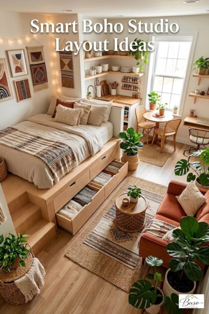 studio apartment layout in a beautiful home setting