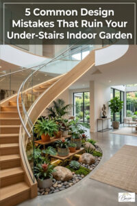 staircase garden mistakes in a beautiful home setting