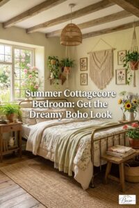 cottagecore bedroom ideas in a beautiful home setting