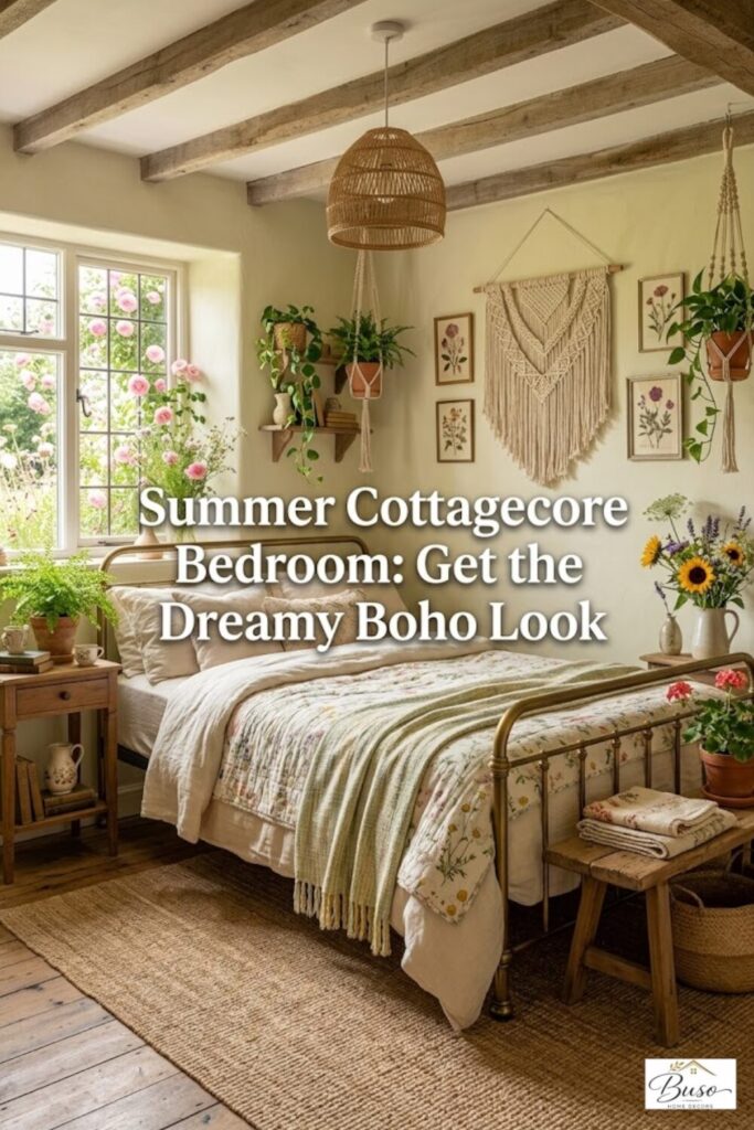 cottagecore bedroom ideas in a beautiful home setting