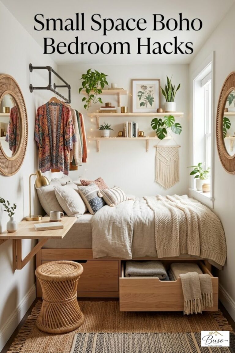 Tiny Bedroom, Big Boho Vibes: Easy Cozy Hacks for Summer